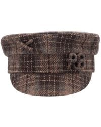 Ruslan Baginskiy - Checked Baker Boy Hat - Lyst