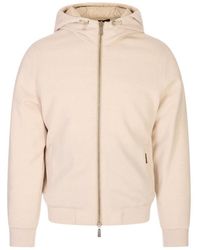 Moorer - Brigno-Mrw Smooth Padded Bomber Jacket - Lyst