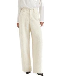 Brunello Cucinelli - Faux-Fur Trousers - Lyst
