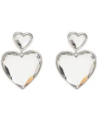 Marc Jacobs - Heart-Shaped Pendant Earrings - Lyst