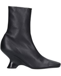 Dries Van Noten - Leather Ankle Boots - Lyst