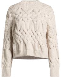 Brunello Cucinelli - Solidcolor Thick Cashmere Sweater - Lyst