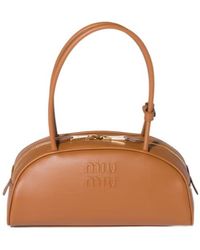 Miu Miu - Beau Leather Bag - Lyst