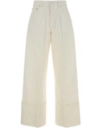 Givenchy - Turn-Up Wide-Leg Jeans - Lyst