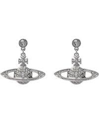 Vivienne Westwood - Mini Bas Relief Orb Earrings - Lyst