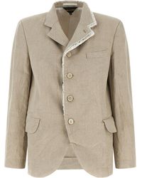 Comme des Garçons - Comme Des Garçons Crochet Lapel Blazer - Lyst