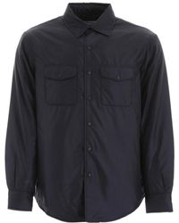 Aspesi - Chest-Pocketed Buttoned Shirt Jacket - Lyst