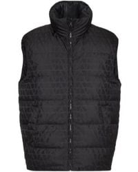 Valentino - Toile Iconographe High Neck Padded Gilet - Lyst