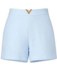 Valentino - Logo Shorts - Lyst