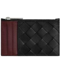 Bottega Veneta - Intrecciato Zipped Card Case - Lyst