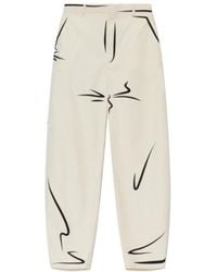 Moschino - High Rise Sketch-Print Pants - Lyst