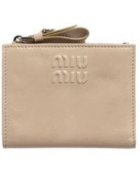 Miu Miu - Small Leather Wallet - Lyst