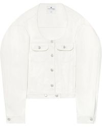 Courreges - Cocoon Denim Jacket - Lyst