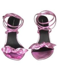 Isabel Marant - Bow Pointed Toe Stiletto Heel Sandals - Lyst
