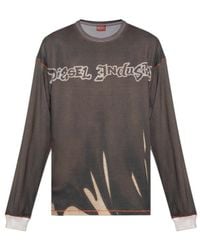 DIESEL - T-Boxt-Ls-Show Long-Sleeved T-Shirt - Lyst