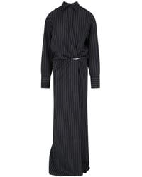 Dondup - Erotica Striped Shirt Dress - Lyst