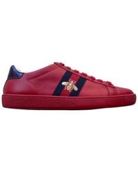 Gucci - Lace-Up Low-Cut Skate Shoes - Lyst