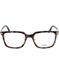 ZEGNA - Square Frame Glasses - Lyst