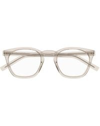Saint Laurent - Eyewear Round Frame Glasses - Lyst