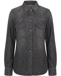 Nili Lotan - Long-Sleeve Button-Up Shirt - Lyst
