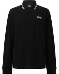 Barbour - Cotton Long-Sleeve Polo Shirt - Lyst