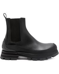 McQueen - Wander Leather Chelsea Boots - Lyst