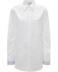 JW Anderson - Jw Anderson Long-Sleeved Double Shirt Dress - Lyst