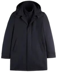 Fay - Travel Stretch Jersey Coat - Lyst