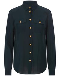 Balmain - Long Sleeved Button-Up Shirt - Lyst