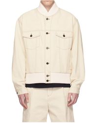 Lanvin - Teddy Long-Sleeved Casual Jacket - Lyst