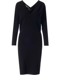 Stella McCartney - Long-Sleeved V-Neck Knitted Dress - Lyst
