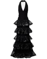Elie Saab - Sequined Macramé Gown - Lyst