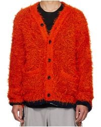 Sacai - V-Neck Long-Sleeved Sweater - Lyst