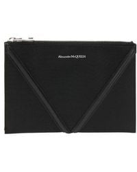 McQueen - The Harness Zipped Small Pouch - Lyst
