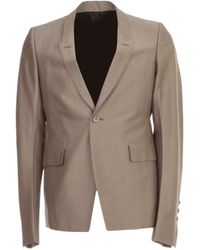 Rick Owens - Fitted Single Breasted Blazer - Lyst