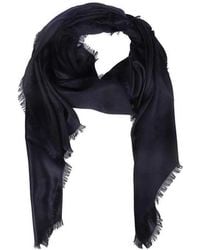 Gucci - Silk Wool Gg Jacquard Shawl - Lyst