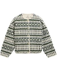 Barbour - Fair Isle Knit Cardigan - Lyst