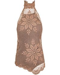 Magda Butrym - Crochet Hollow-Out Top - Lyst