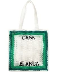 CASABLANCA - Crocheted Tote Bag - Lyst