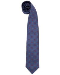 Brunello Cucinelli - Square-Pattern Silk Tie - Lyst