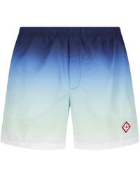 CASABLANCA - Gradient Logo Swim Shorts - Lyst