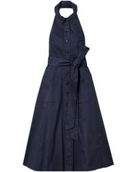 Carolina Herrera - Tie-Back Shirt Dress - Lyst
