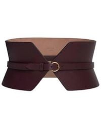Alaïa - Leather Bustier Belt - Lyst