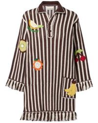 ALÉMAIS - Sundae Crochet Embroidered Cotton Kaftan - Lyst