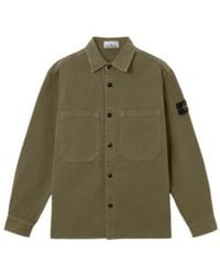 Stone Island - Comfort-Fit Overshirt With Chest Pockets - Lyst