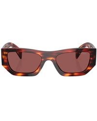 Prada - Eyewear Rectangular Frame Sunglasses - Lyst