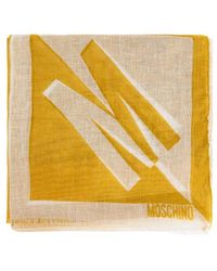 Moschino - Logo Printed Scarf - Lyst