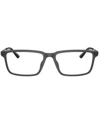 Emporio Armani - Rectangle-Frame Glasses - Lyst