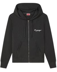 KENZO - Wild Tiger' Zip Up Hoodie - Lyst