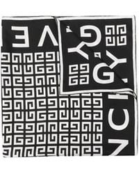 Givenchy - Logo-Print Silk Scarf - Lyst